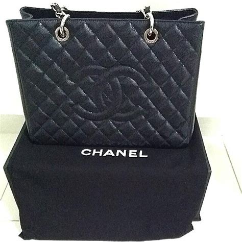 chanel shopping tote discontinued|authentic Chanel shopping bag.